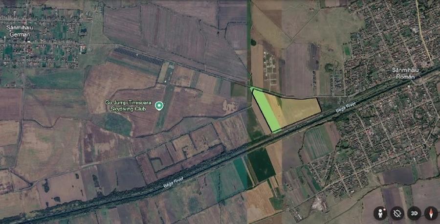 Teren de 232000 mp, în Sânmihaiu Român