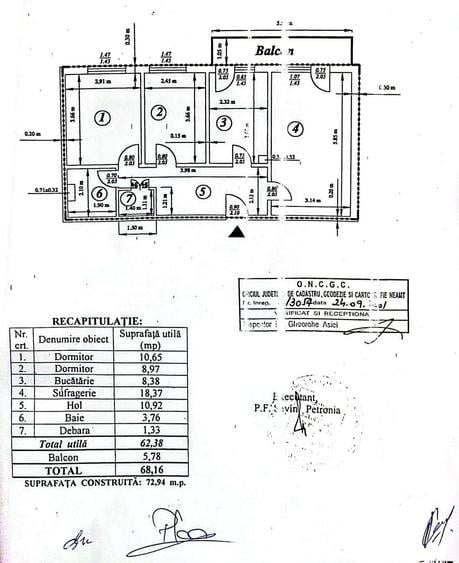 3 camere zona P-?a centrala priveli?te spre padure si raul Bistri?a! - 1