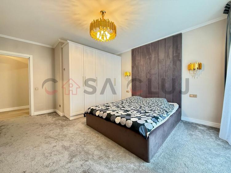 Apartament cu 4 camere semidecomandat, mobilat în Borhanci