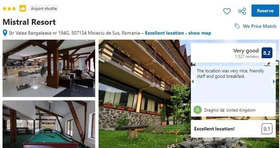 Hotel/Pensiune, de 19 mp, în Moieciu de Sus