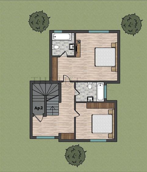 Apartament cu 5 camere decomandat în Pipera