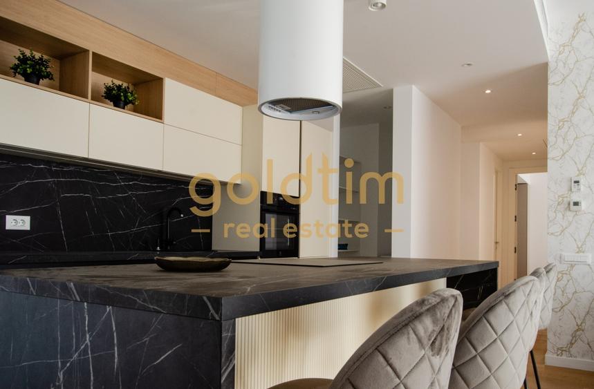 Apartament cu 4 camere decomandat, mobilat în Barbu Văcărescu