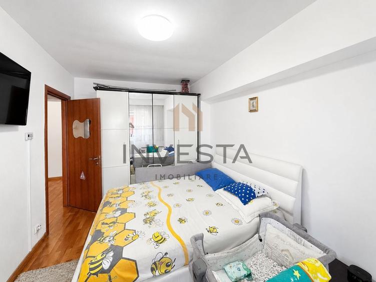 Apartament cu 3 camere semidecomandat, mobilat în Mărăști