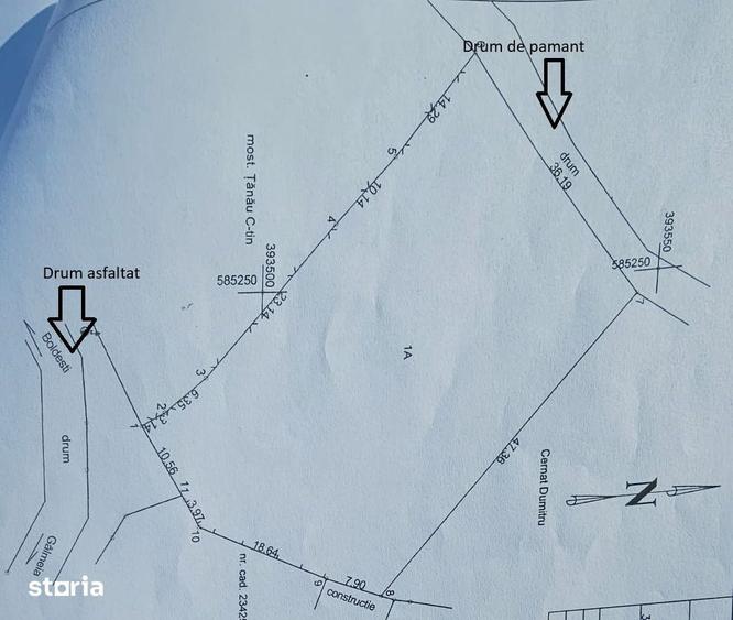 Teren intravilan 2.000 mp Seciu, 2 deschideri, Priveli?te panoramica - 5