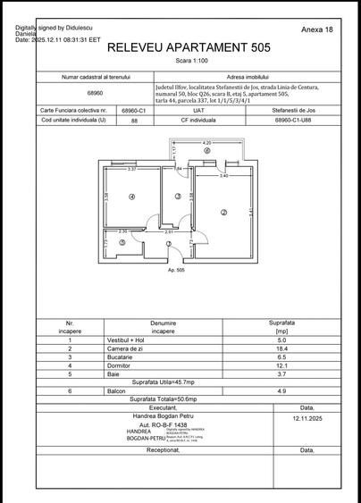 De vaznare apartament cu doua camere in Cosmopolis!Gata de mutare! - 6