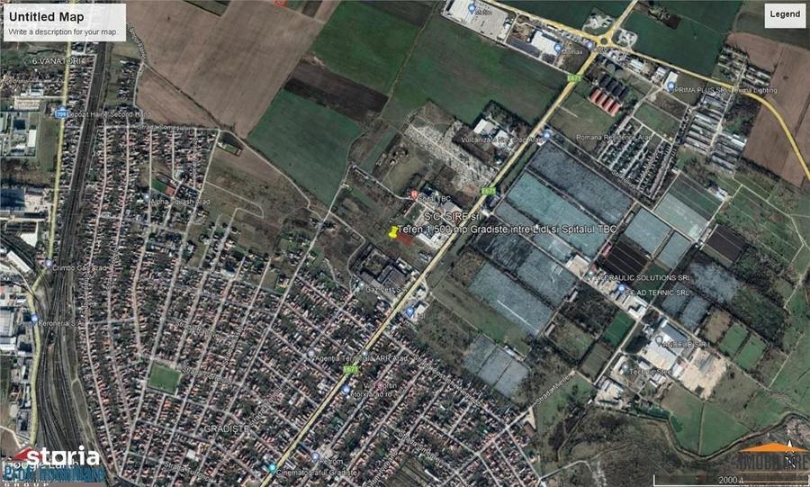 Teren 1.500mp pentru constructii comerciale-industriale- Gradiste stra - 3