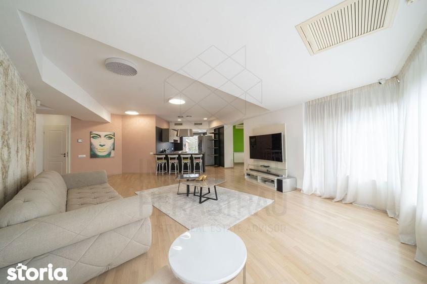 Apartament cu 6 camere, mobilat în Herăstrău