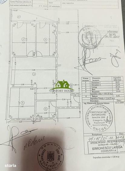 Apartament cu 3 camere în Republicii