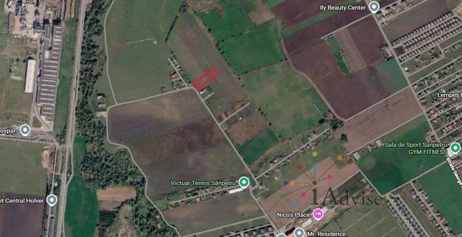 Teren Construcții intravilan de 4170 mp, în Sânpetru
