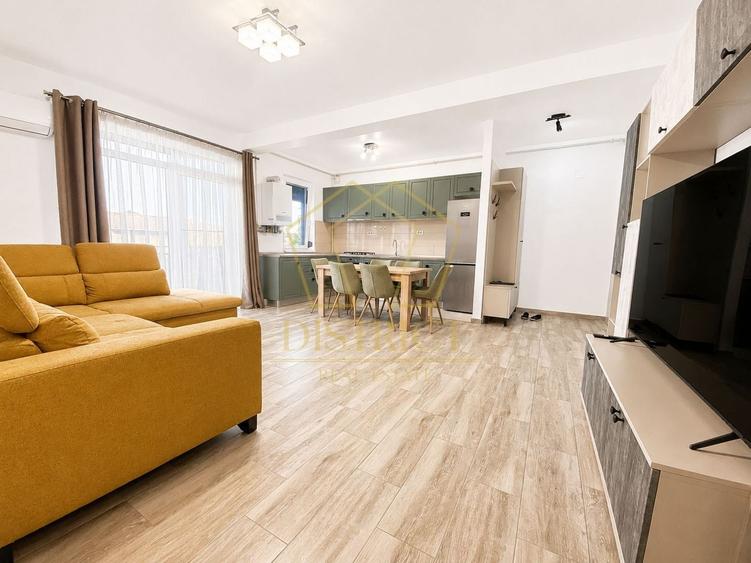 Apartament cu 3 camere semidecomandat, mobilat în Giroc