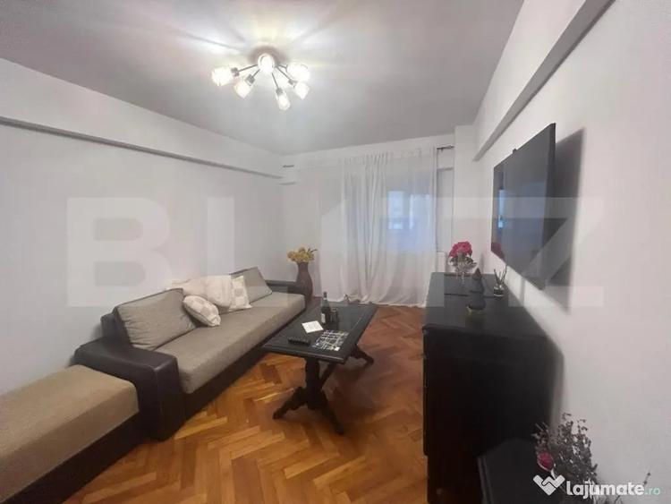 Apartament cu 3 camere decomandat, mobilat în George Enescu