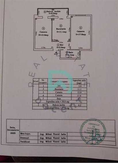Apartament cu 2 camere decomandat în Gării