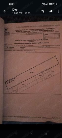 Teren de 3000 mp, în Poroschia