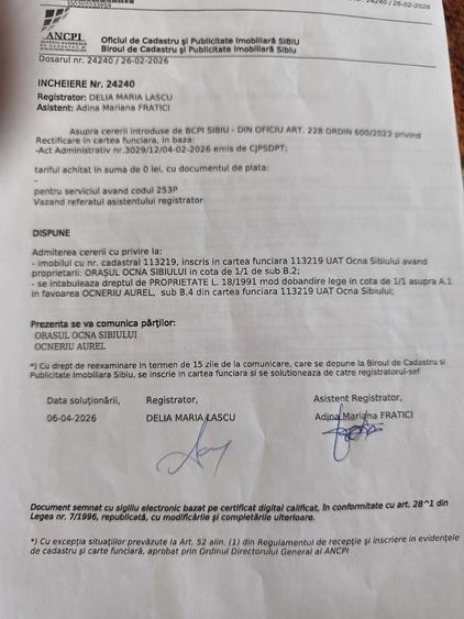 Teren de 172800 mp, în Central