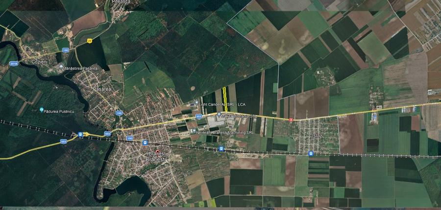 Teren Construcții intravilan de 21500 mp, în Brănești