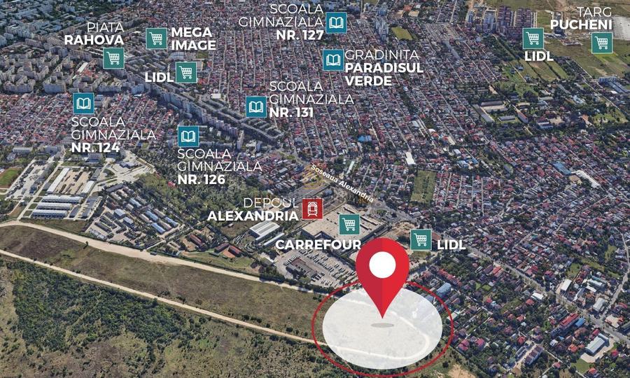Teren Construcții intravilan de 6226 mp, în Alexandriei