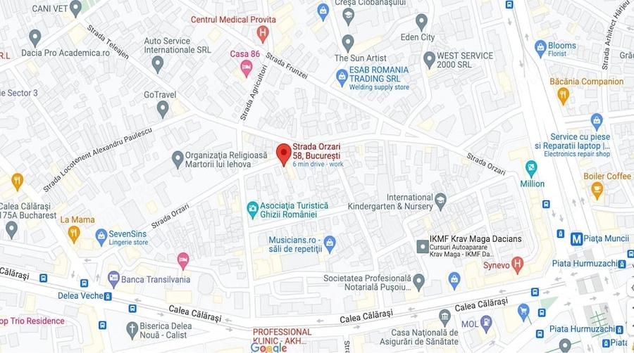 Teren de 443 mp, în Calea Călărașilor
