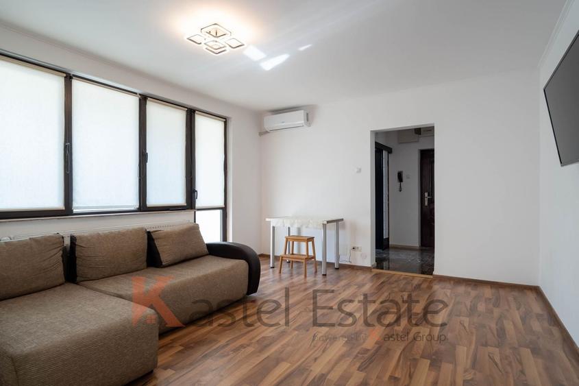 Apartament cu 3 camere semidecomandat, mobilat în Obor