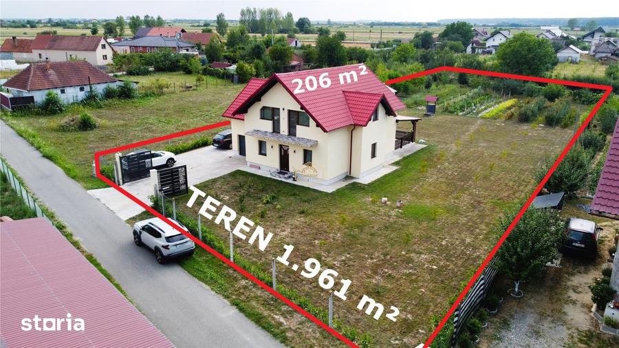 Casă cu 6 camere cu Teren 1961 Mp în Burdea