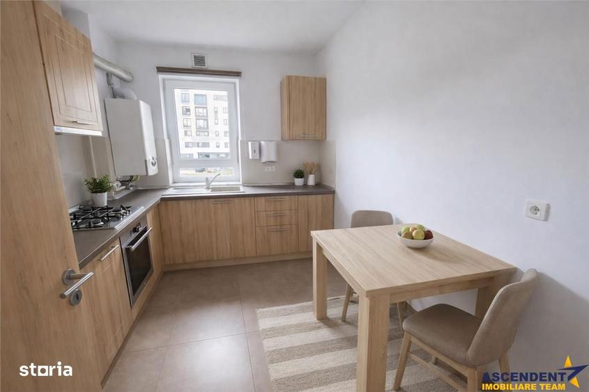 Apartament cu 2 camere, mobilat în Tractorul
