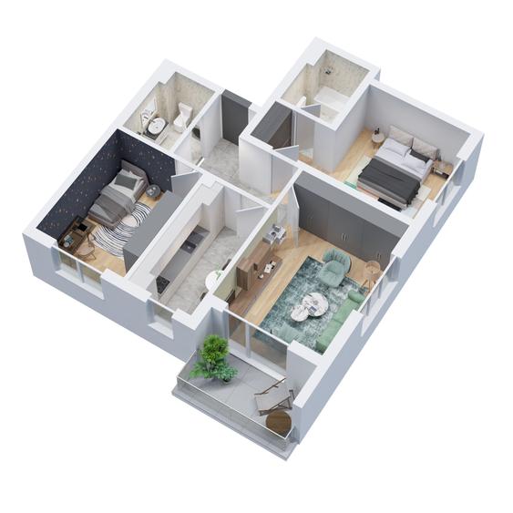 Apartament cu 3 camere decomandat în Prelungirea Ghencea