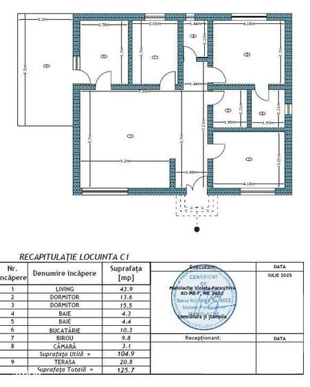 Casă cu 4 camere cu Teren 450 Mp în Periș