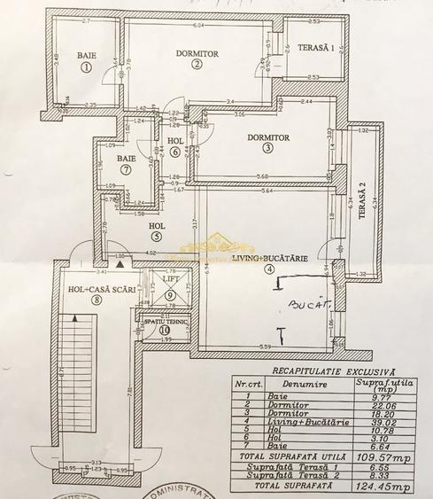 Apartament cu 3 camere decomandat în Herăstrău