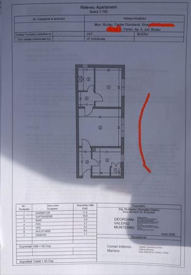 Apartament cu 2 camere semidecomandat în Dorobanți