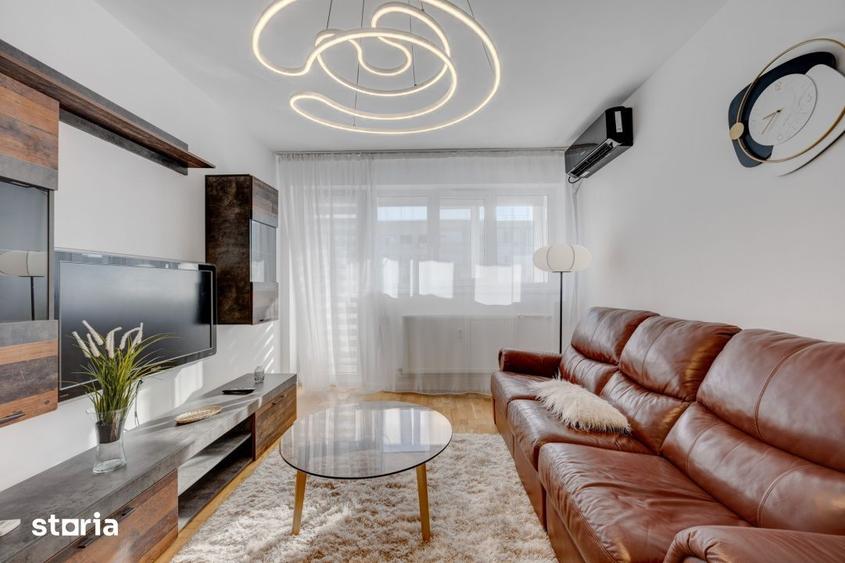 Apartament cu 2 camere, mobilat în Obor