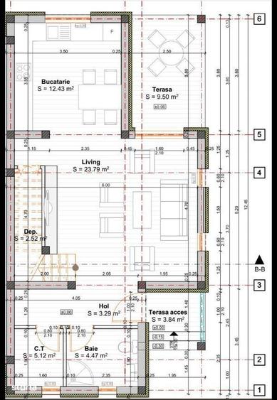 Duplex 4 camere, 3 bai, 112 mp utili, mobilat si utilat Dumbravita - 3