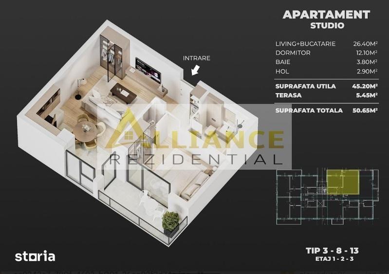 Apartament cu 2 camere în Central — fotografia 3