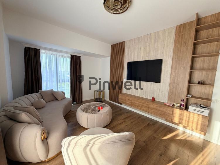 Apartament cu 2 camere semidecomandat, mobilat în Băneasa