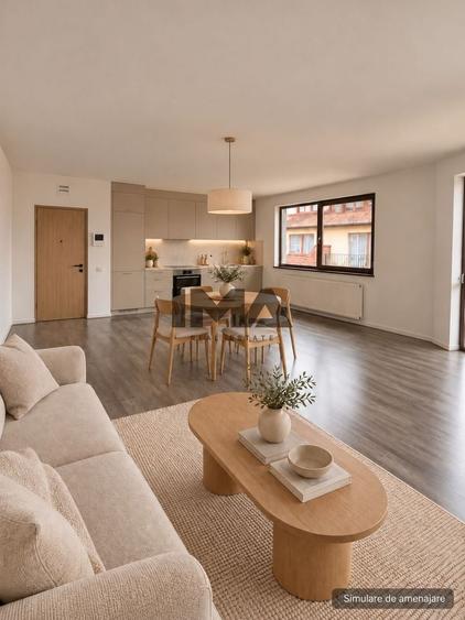 Apartament cu 3 camere semidecomandat în Bună Ziua