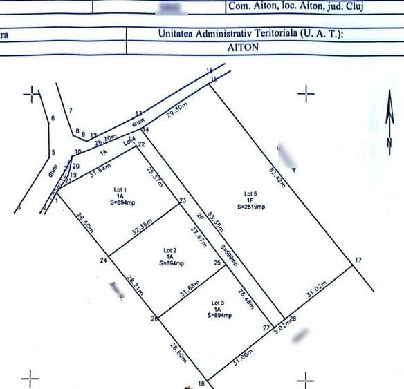 Oportunitate investitie! Teren la 17 km de Cluj | Aiton zona Trovantla - 3