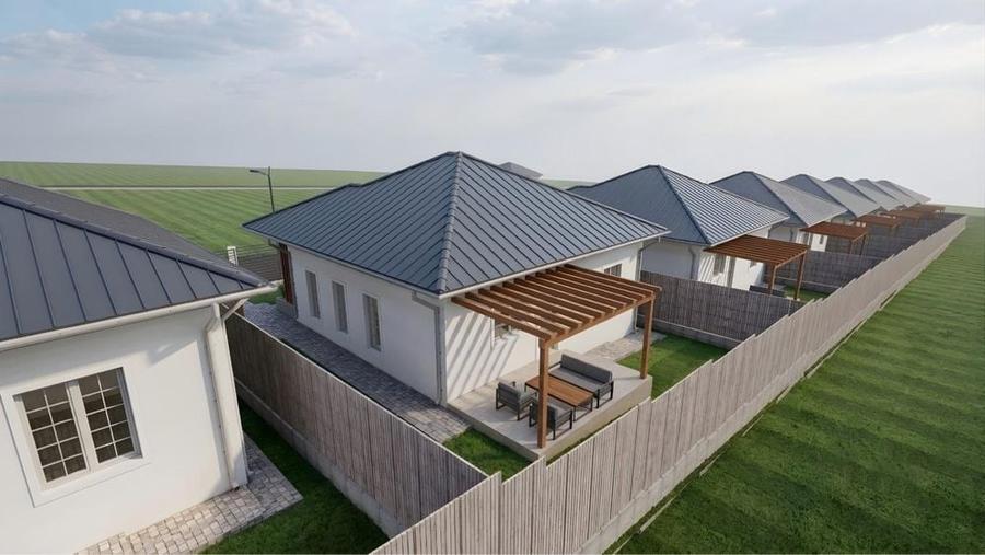 Casă cu 3 camere în Lumina