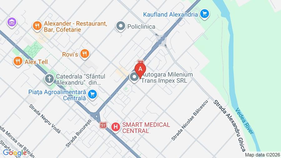 Apartament cu 3 camere decomandat, mobilat în Central