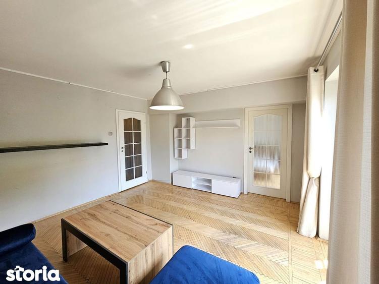 Apartament cu 2 camere, mobilat în Cișmigiu