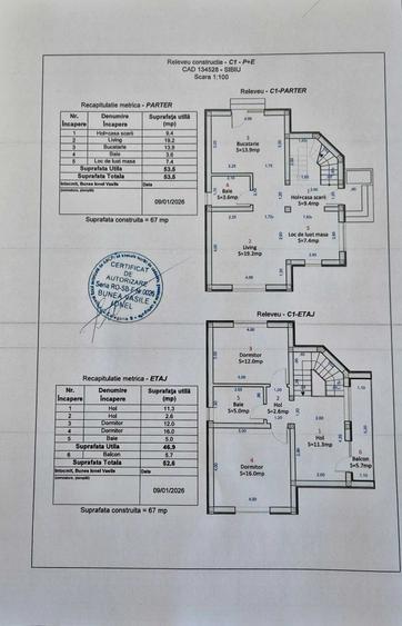 Casă cu 3 camere în Lazaret