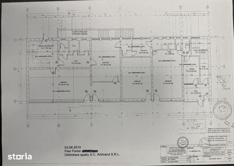 Spațiu comercial, de 560 mp, în Burdujeni