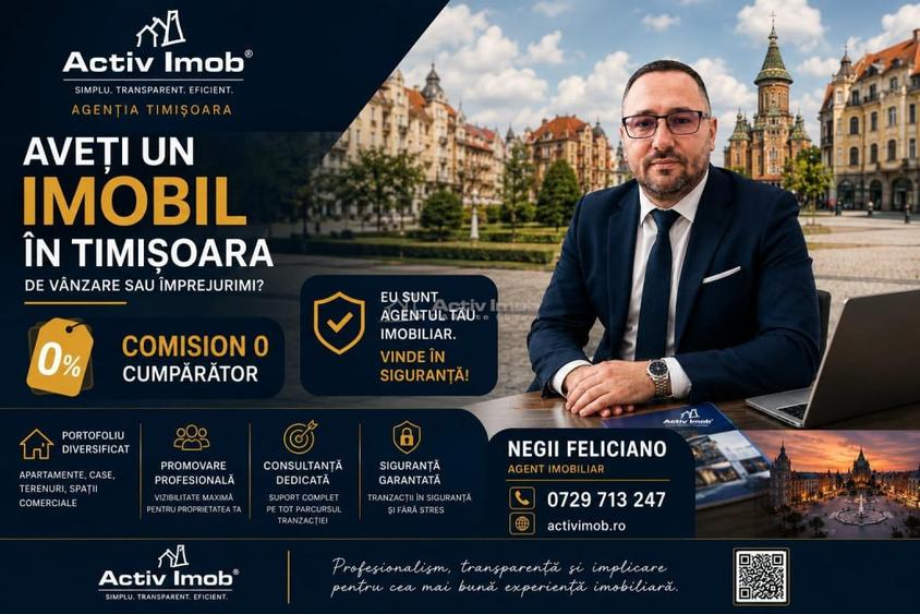 Apartament cu 2 camere decomandat în Șagului