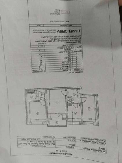 Apartament cu 3 camere semidecomandat în Radu Negru