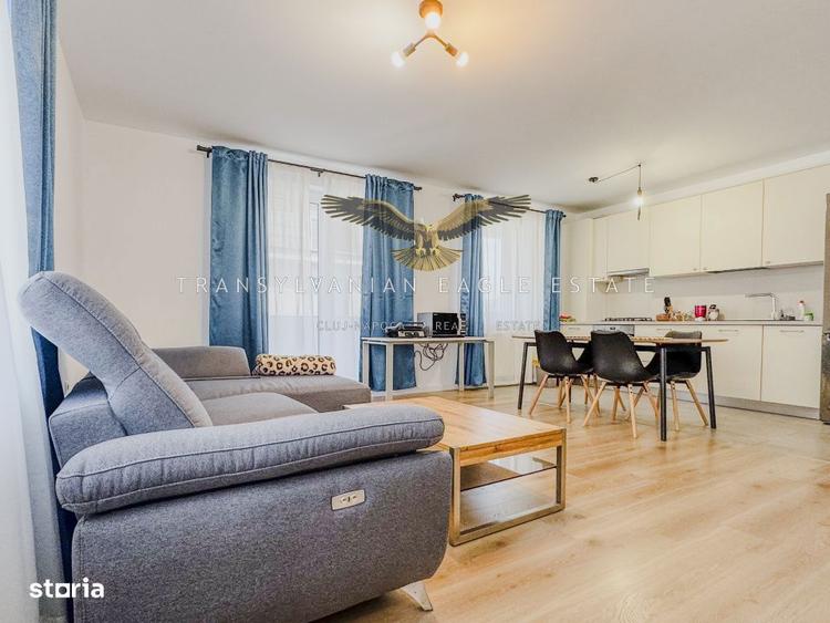 Apartament cu 3 camere semidecomandat, mobilat în Europa