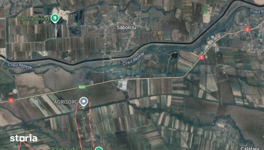 Teren de 36000 mp, în Saca