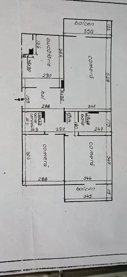 Apartament cu 3 camere decomandat în Câmpia Turzii