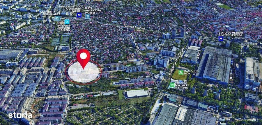 Teren de 520 mp, în Apărătorii Patriei