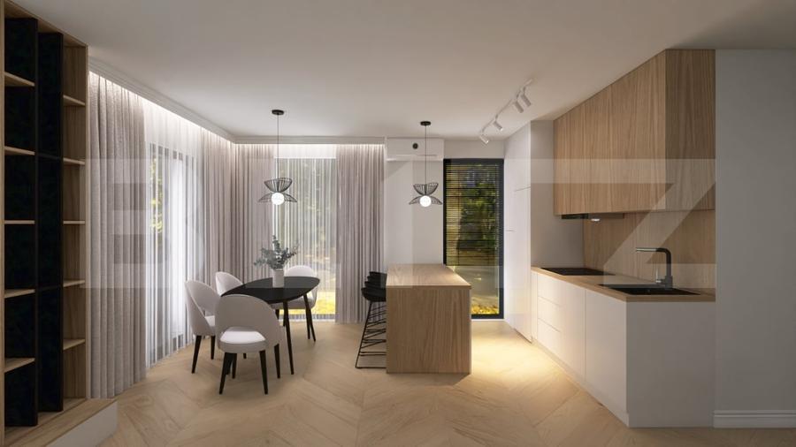 Apartament cu 2 camere, in suprafat utila de 43,20 mp, zona Bradet - 1