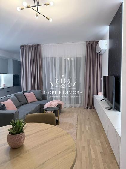 Apartament cu 2 camere semidecomandat, mobilat în Central