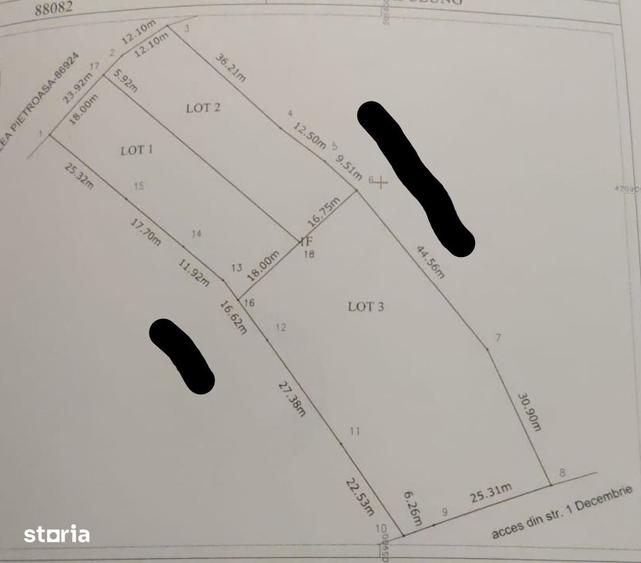 Teren de 2364 mp, în Central