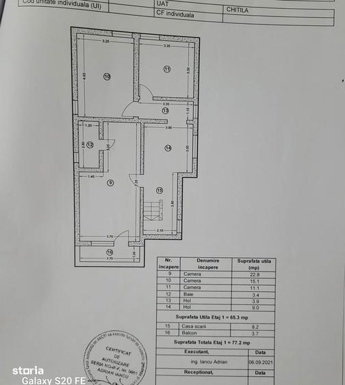 Casă cu 6 camere cu Teren 511 Mp în Central