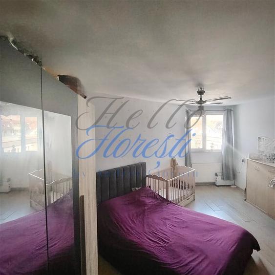 Apartament cu 3 camere semidecomandat în Florești